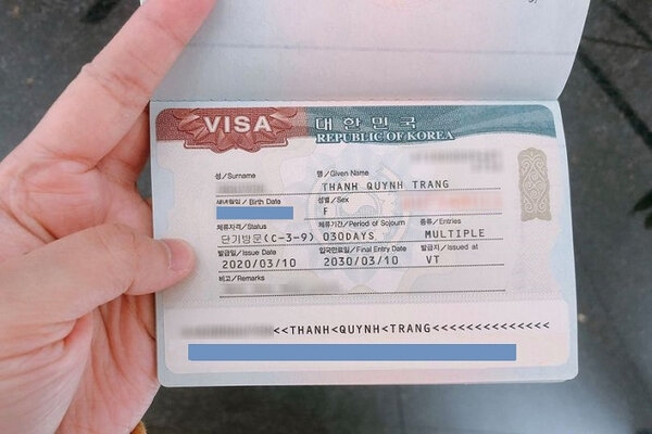 Thông tin xin visa Hàn Quốc 